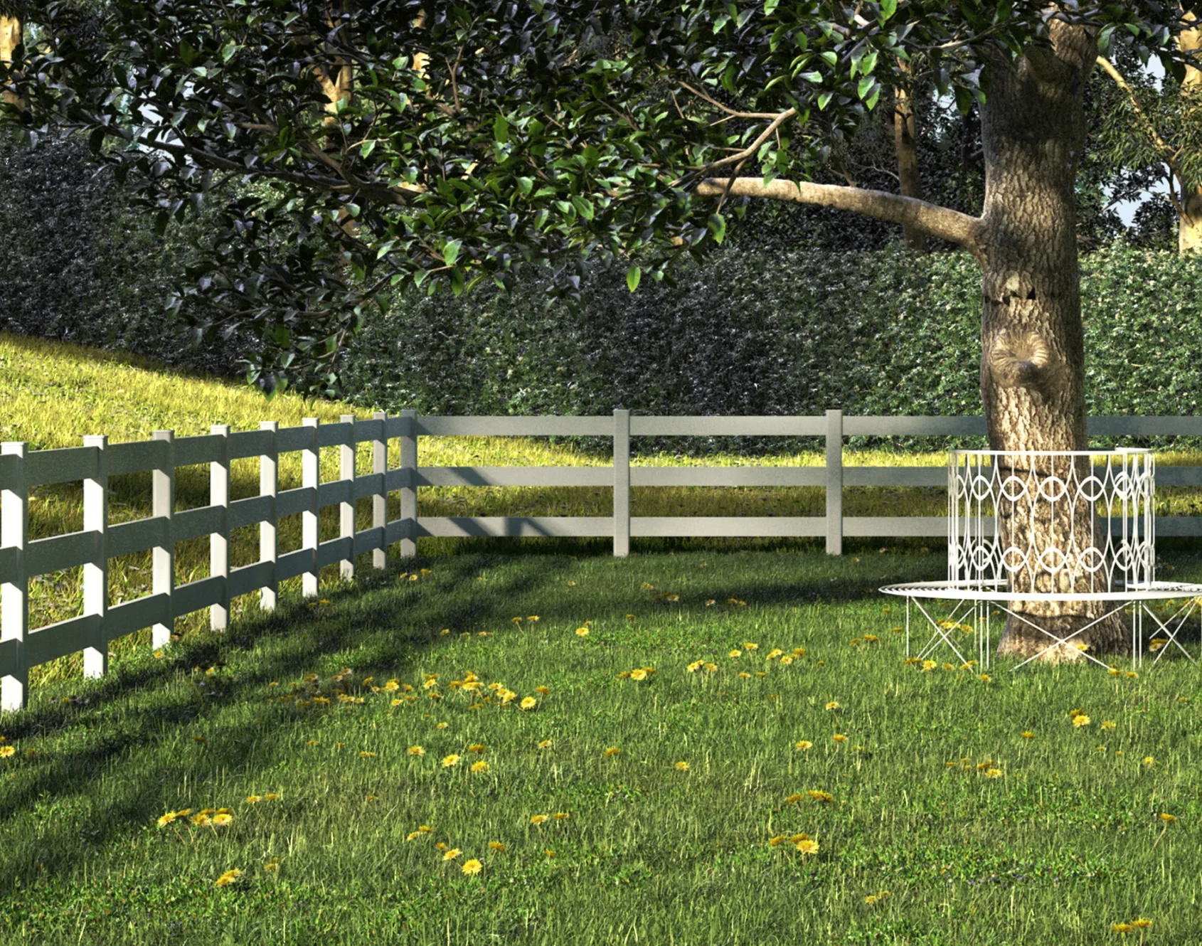 Loc Kostum Aluminium openwork fence